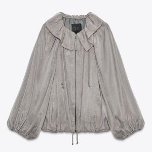 Zara Flowy Bomber Jacket